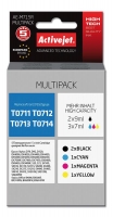 Rašalas ActiveJet  AE-M715R Multipack (T0711, T0712, T0713, T0714) 