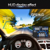 HUD Powermax Q7  5.5" GPS (be OBD) 